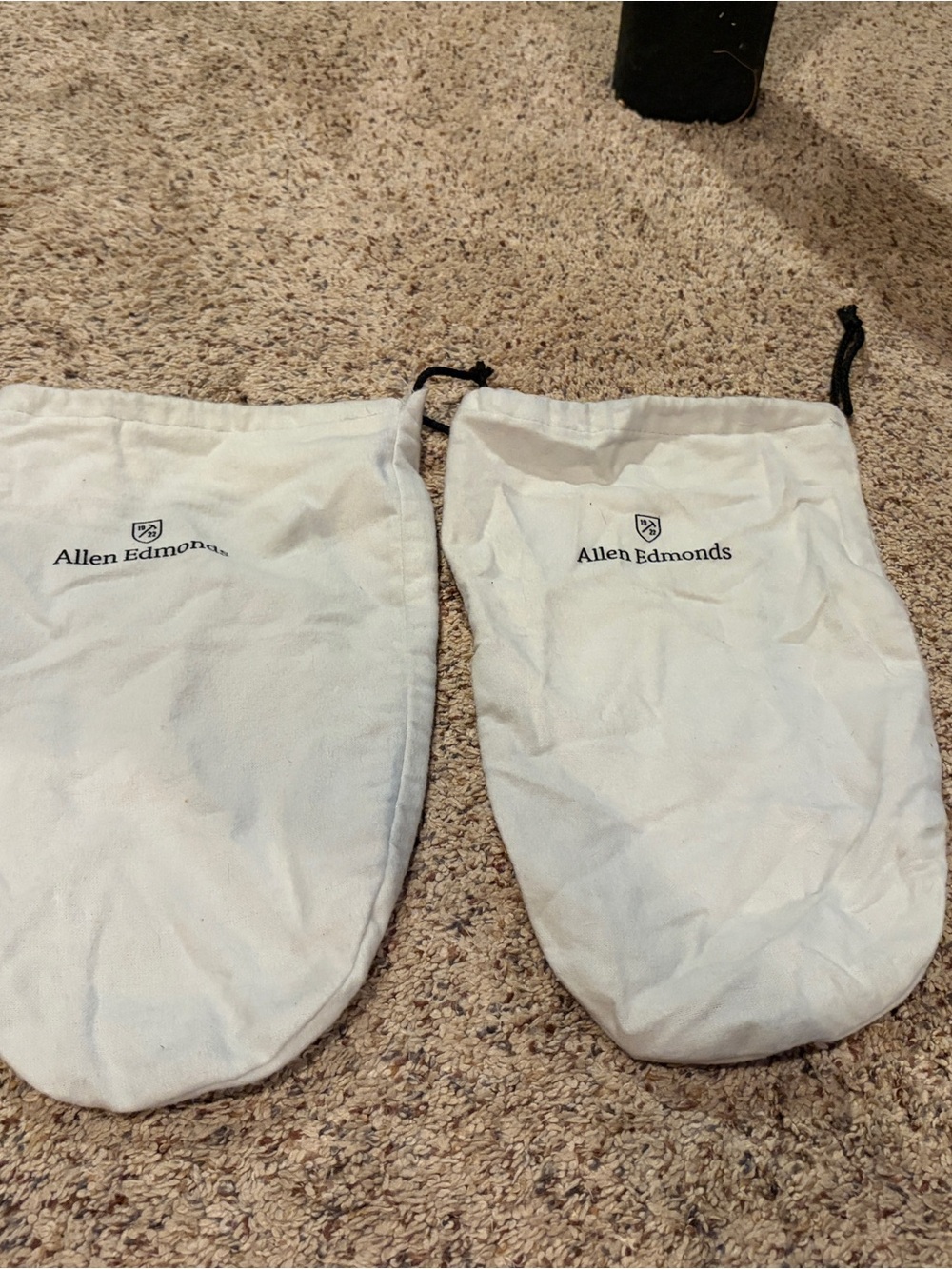 Allen Edmond cloth shoe bags